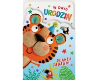 Harmony Card with Birthday Coloring Book, Tigger, 11,5x16,5 cm